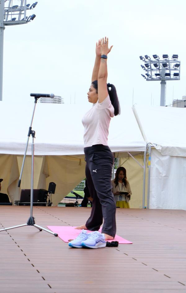 Yoga Session at Asian Festival,Kawasaki October 2025