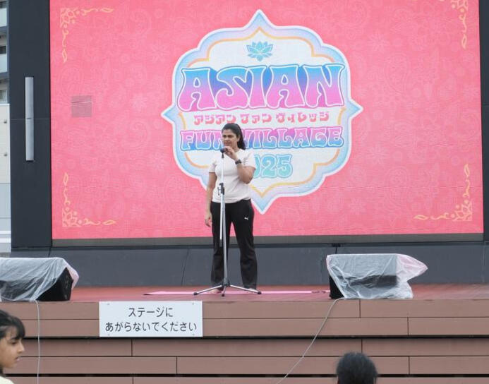 Yoga Session at Asian Festival,Kawasaki October 2025